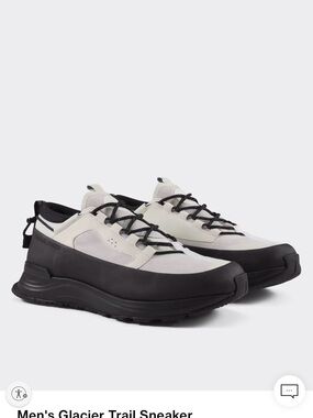 Men's Canada Goose Glacier Trail Sneaker - White & Black
